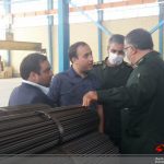 بازدید مسئولان سپاه عاشورا از گروه صنعتی آریا سهند تبریز